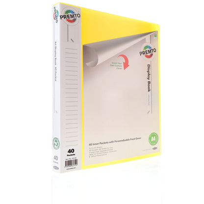 Premto 40 Pocket Display Book - ABC School Supplies