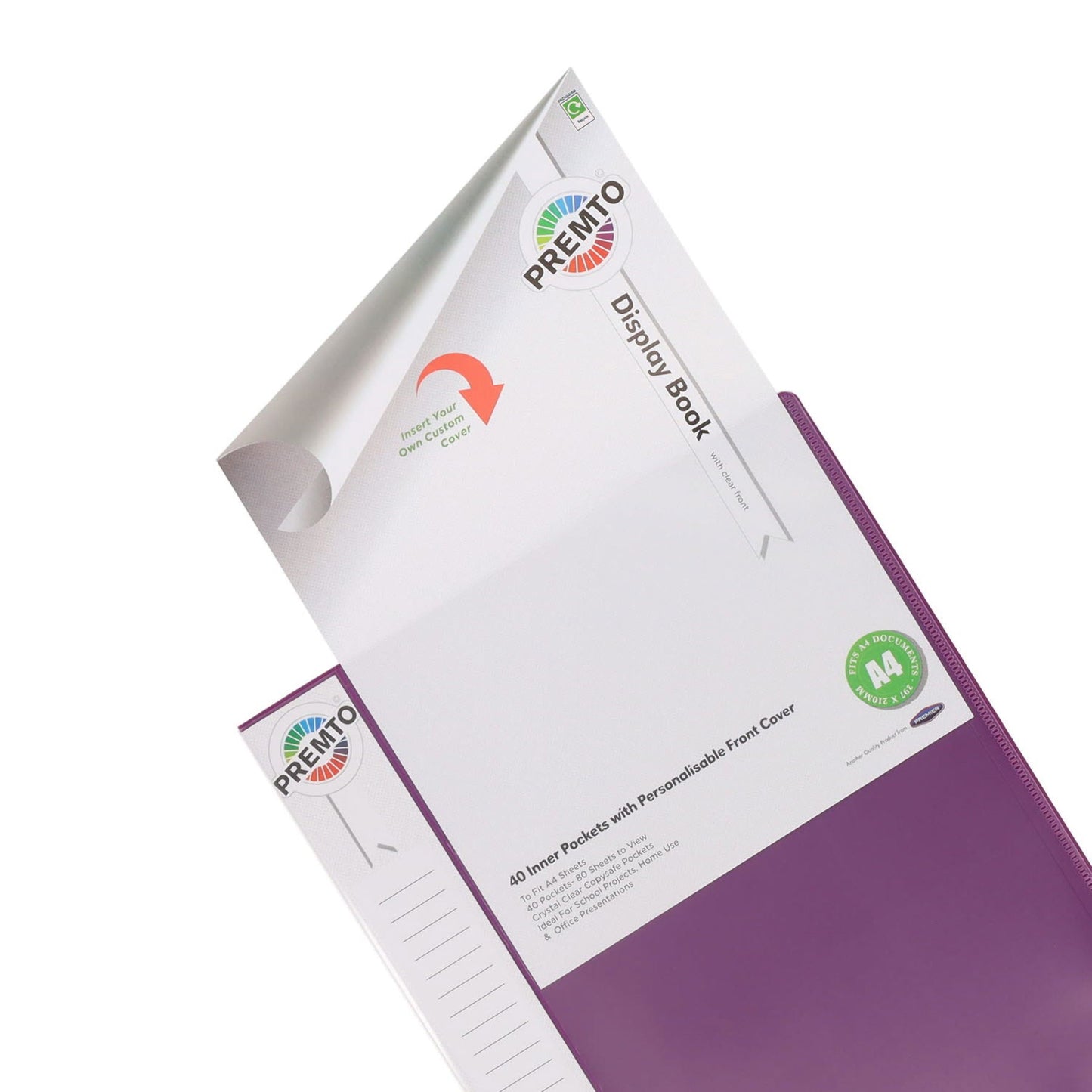 Premto 40 Pocket Display Book - ABC School Supplies