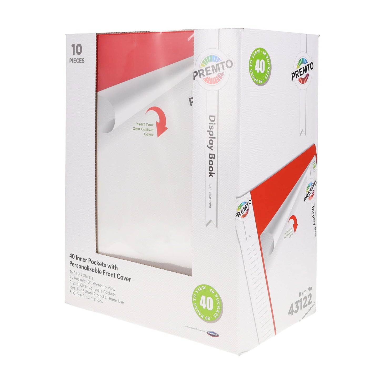 Premto 40 Pocket Display Book - ABC School Supplies