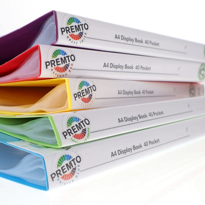 Premto 40 Pocket Display Book - ABC School Supplies