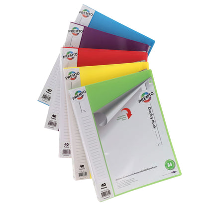 Premto 40 Pocket Display Book - ABC School Supplies