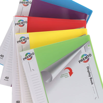Premto 40 Pocket Display Book - ABC School Supplies