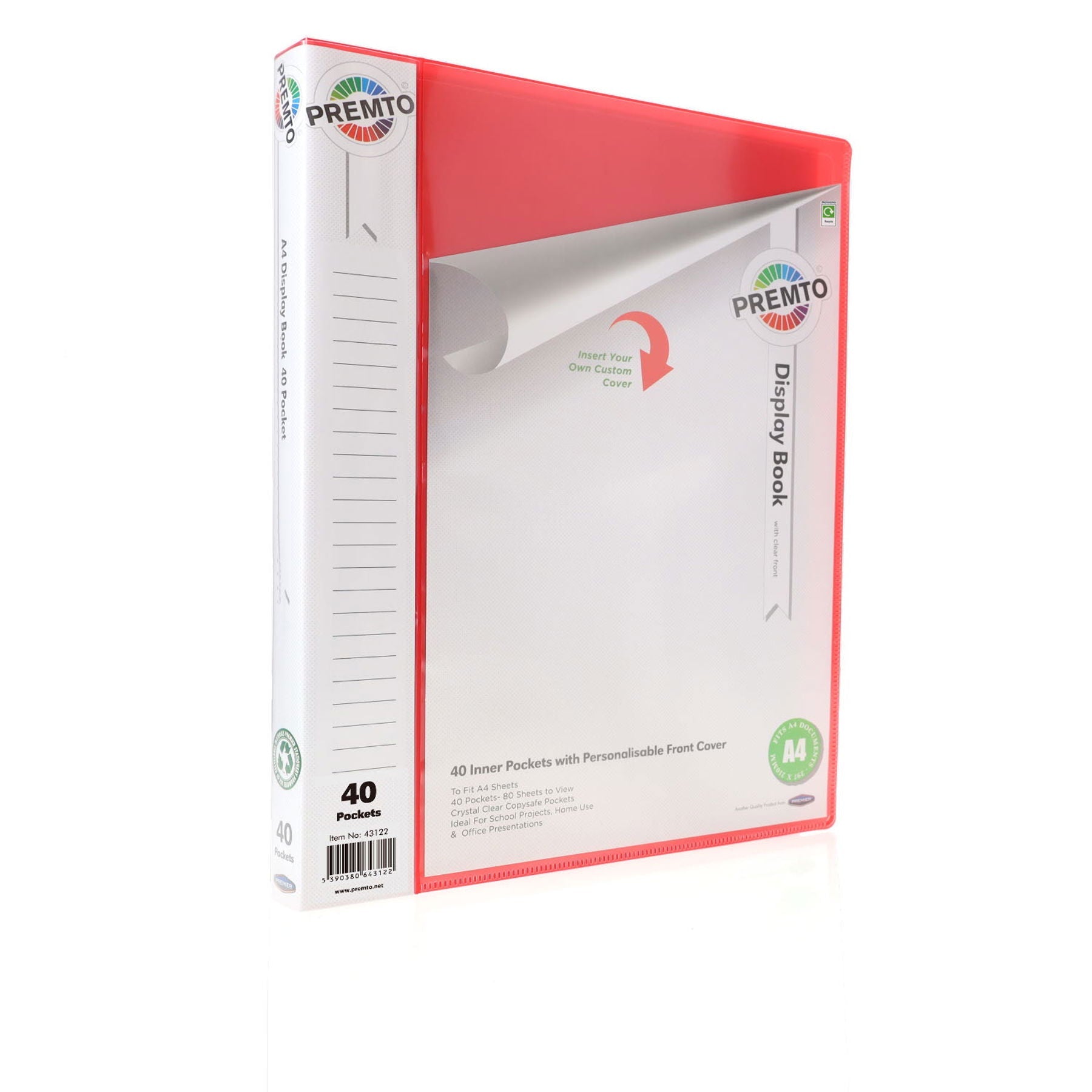 Premto 40 Pocket Display Book - ABC School Supplies