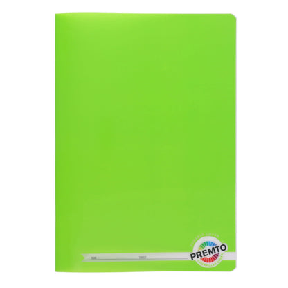 Premto A4 120Pg Durable Cover Manuscript Book - Pack of 5 Asst. - ABC School Supplies