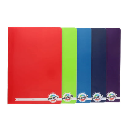 Premto A4 120Pg Durable Cover Manuscript Book - Pack of 5 Asst. - ABC School Supplies