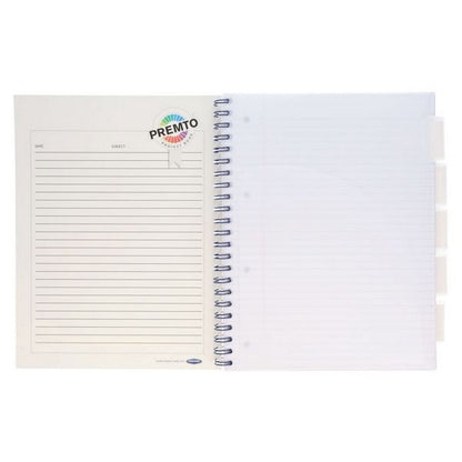 Premto A4 250Pg Pp 5 Subject Project Book - ABC School Supplies