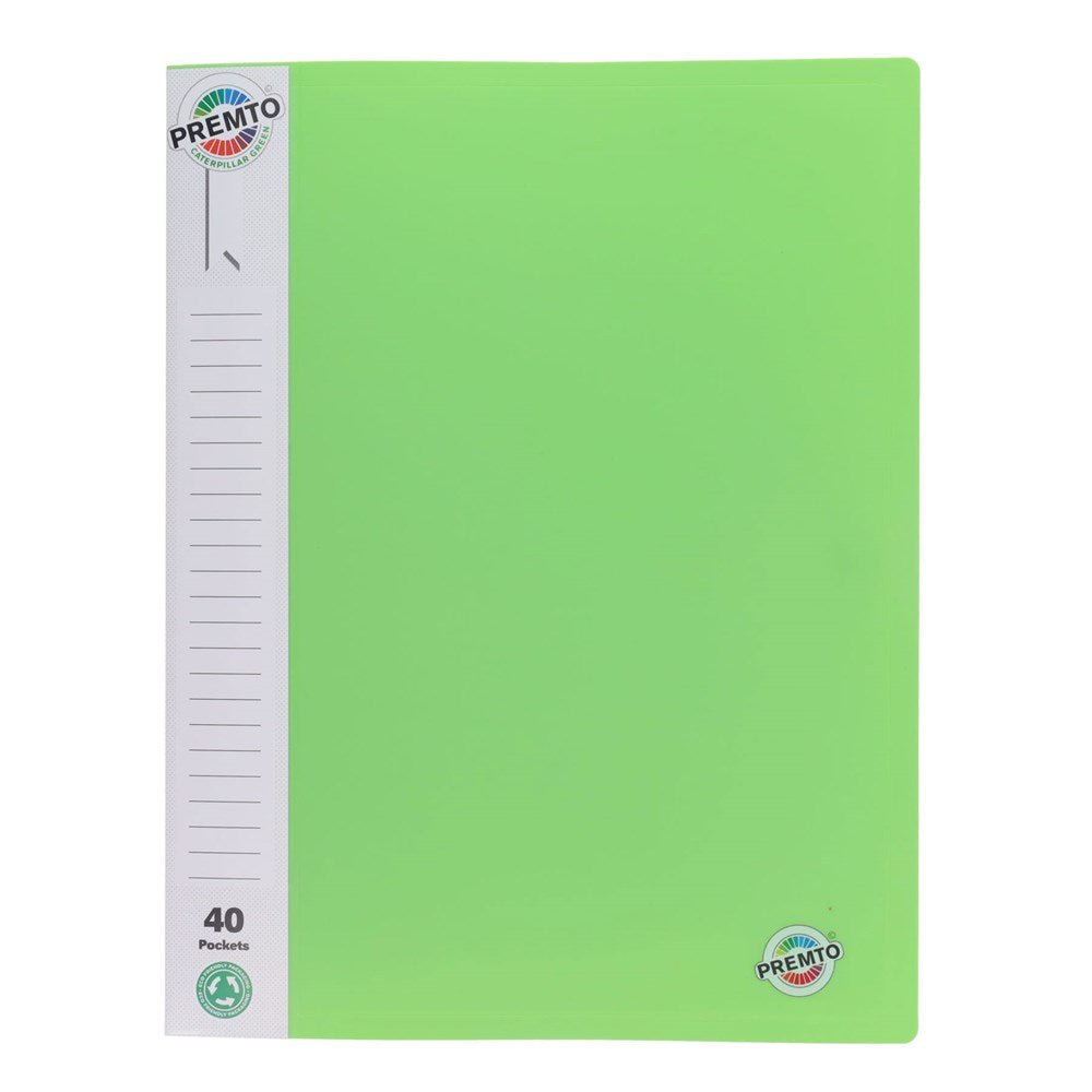 Premto A4 40 Pocket Display Book Pack of 3 - ABC School Supplies