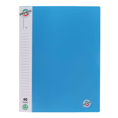 Premto A4 40 Pocket Display Book Pack of 3 - ABC School Supplies