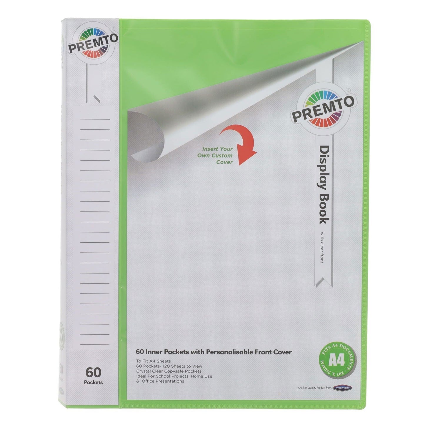 Premto A4 60 Pocket Display Book - ABC School Supplies