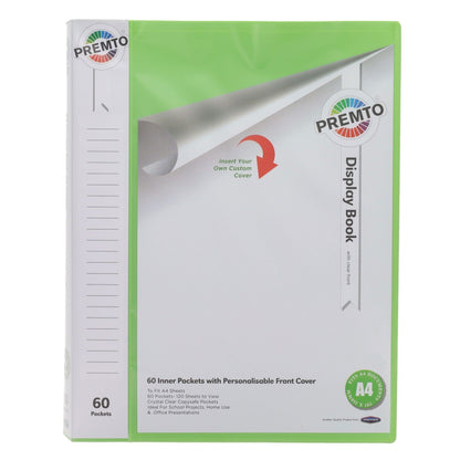 Premto A4 60 Pocket Display Book - ABC School Supplies