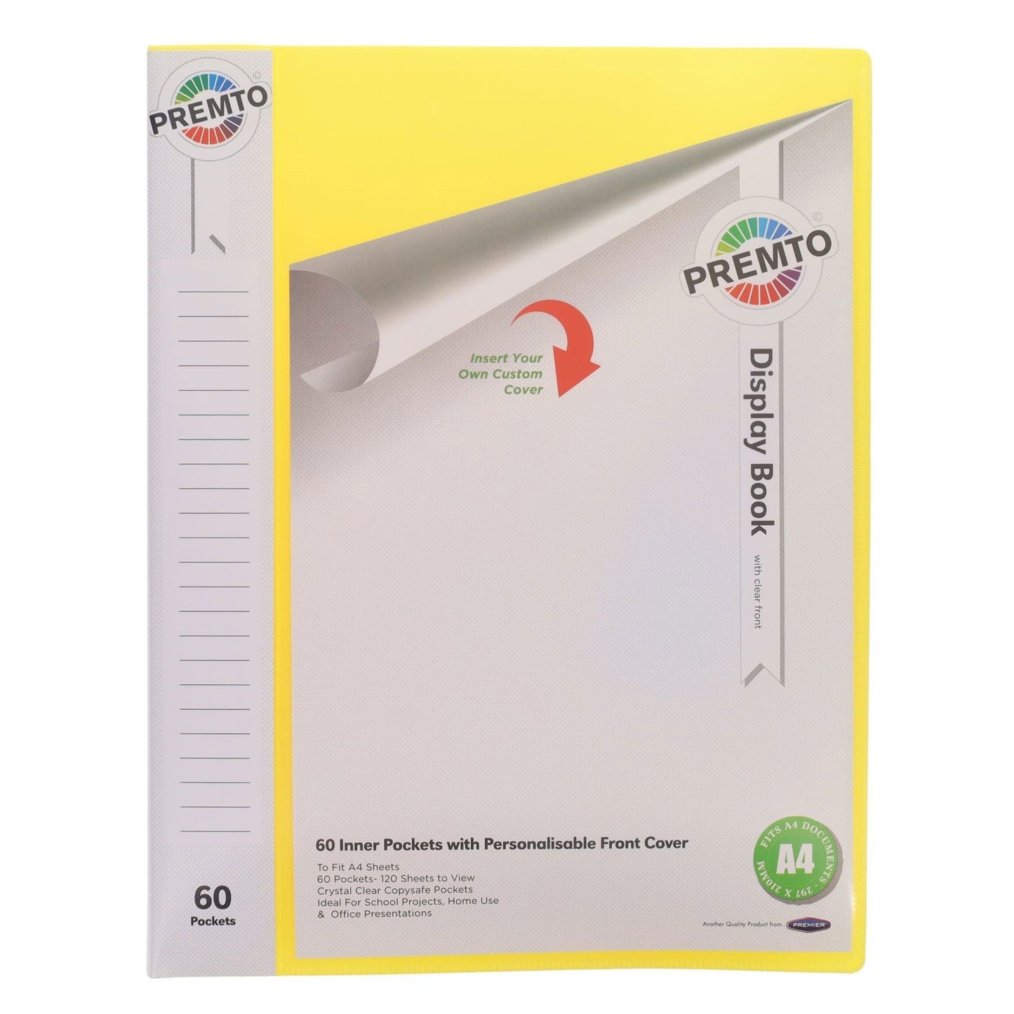 Premto A4 60 Pocket Display Book - ABC School Supplies