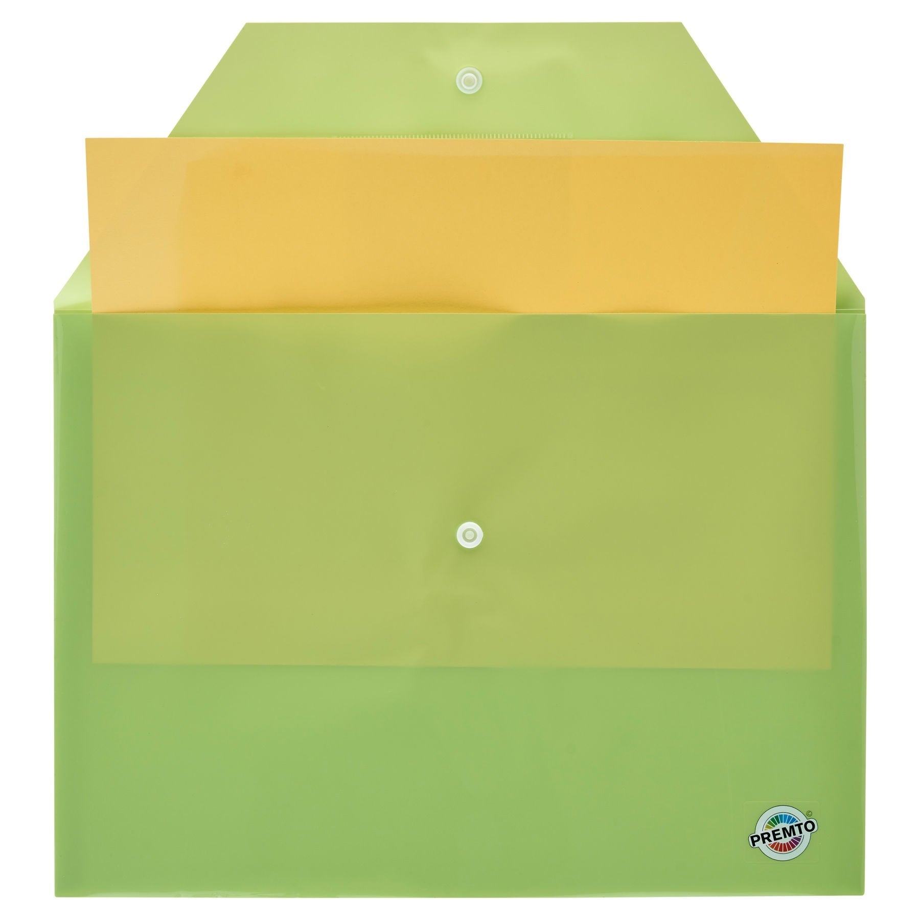 Premto A4 Button Storage Wallets Pack Of 5 - ABC School Supplies
