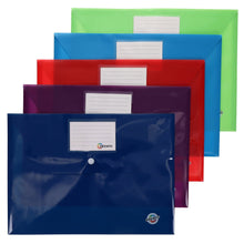 Premto A4 Button Storage Wallets Pack Of 5 - ABC School Supplies