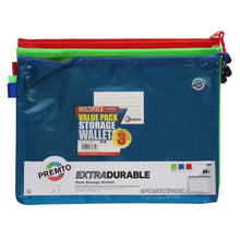 Premto A4+ Extra Durable Mesh Storage Wallet (S1) Pack of 3 - ABC School Supplies