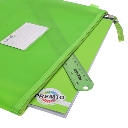 Premto A4+ Extra Durable Storage Wallets - Ice Colours - Pack of 5 - ABC School Supplies