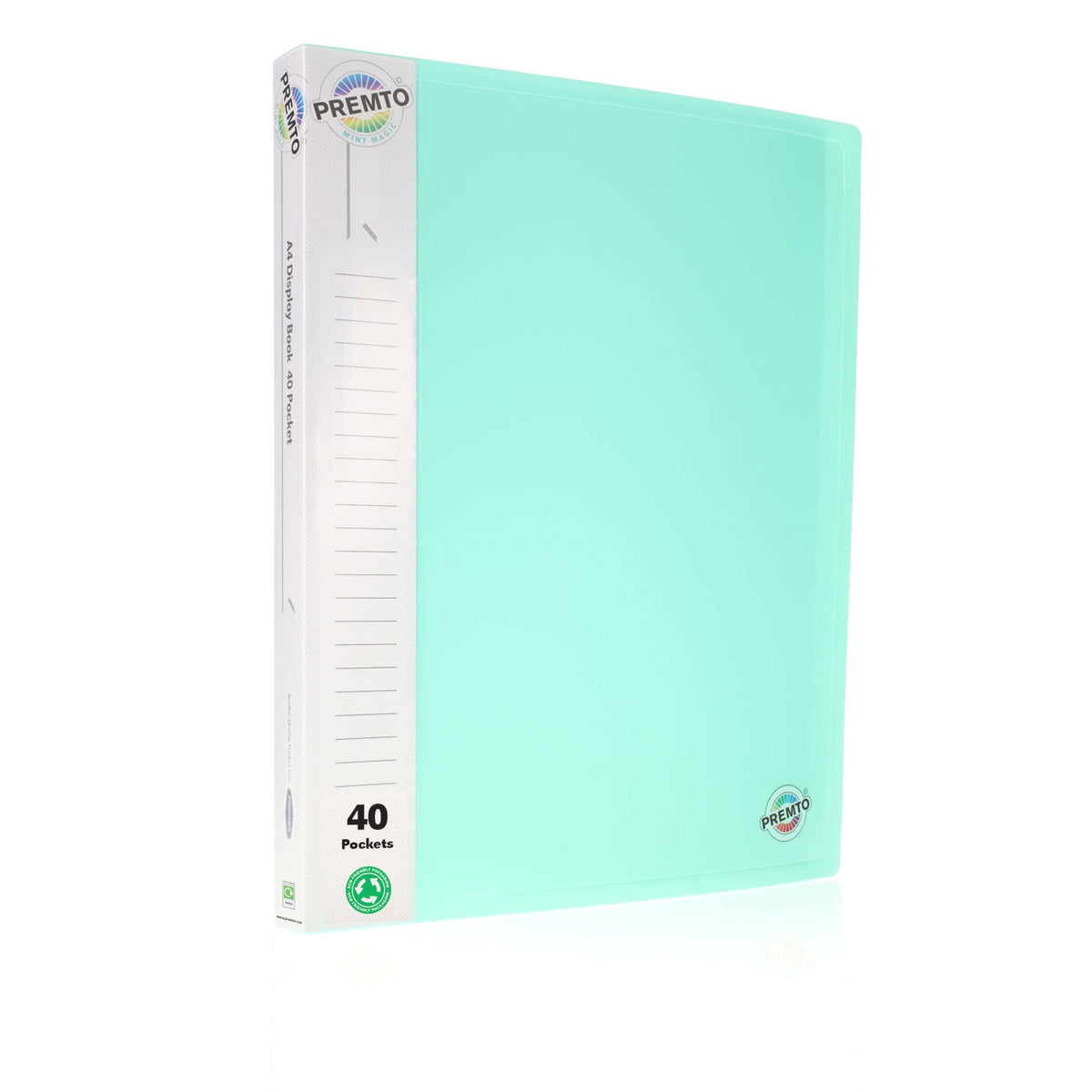 Premto A4 Pastel 40 Pocket Display Book Pack of 3 - ABC School Supplies