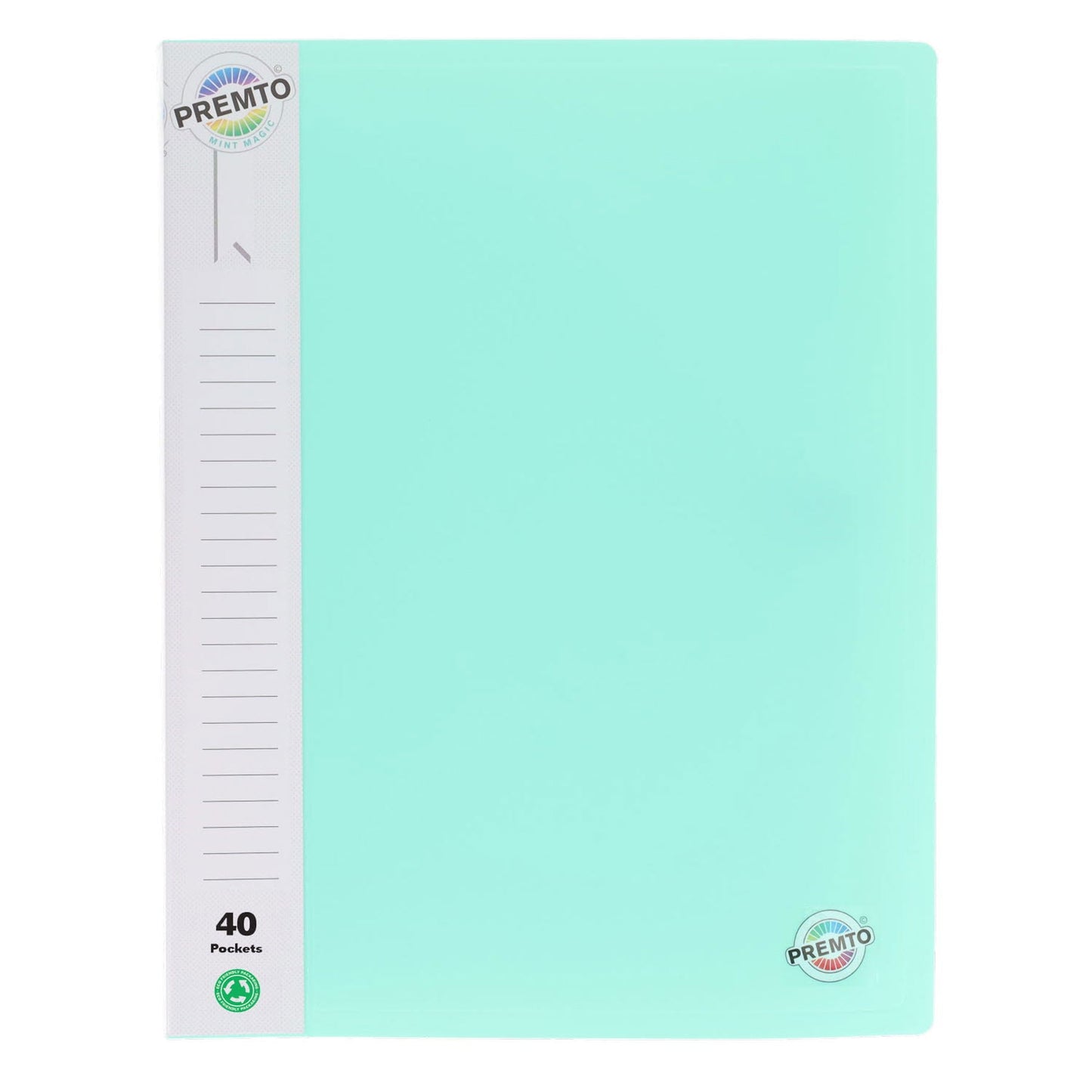 Premto A4 Pastel 40 Pocket Display Book Pack of 3 - ABC School Supplies