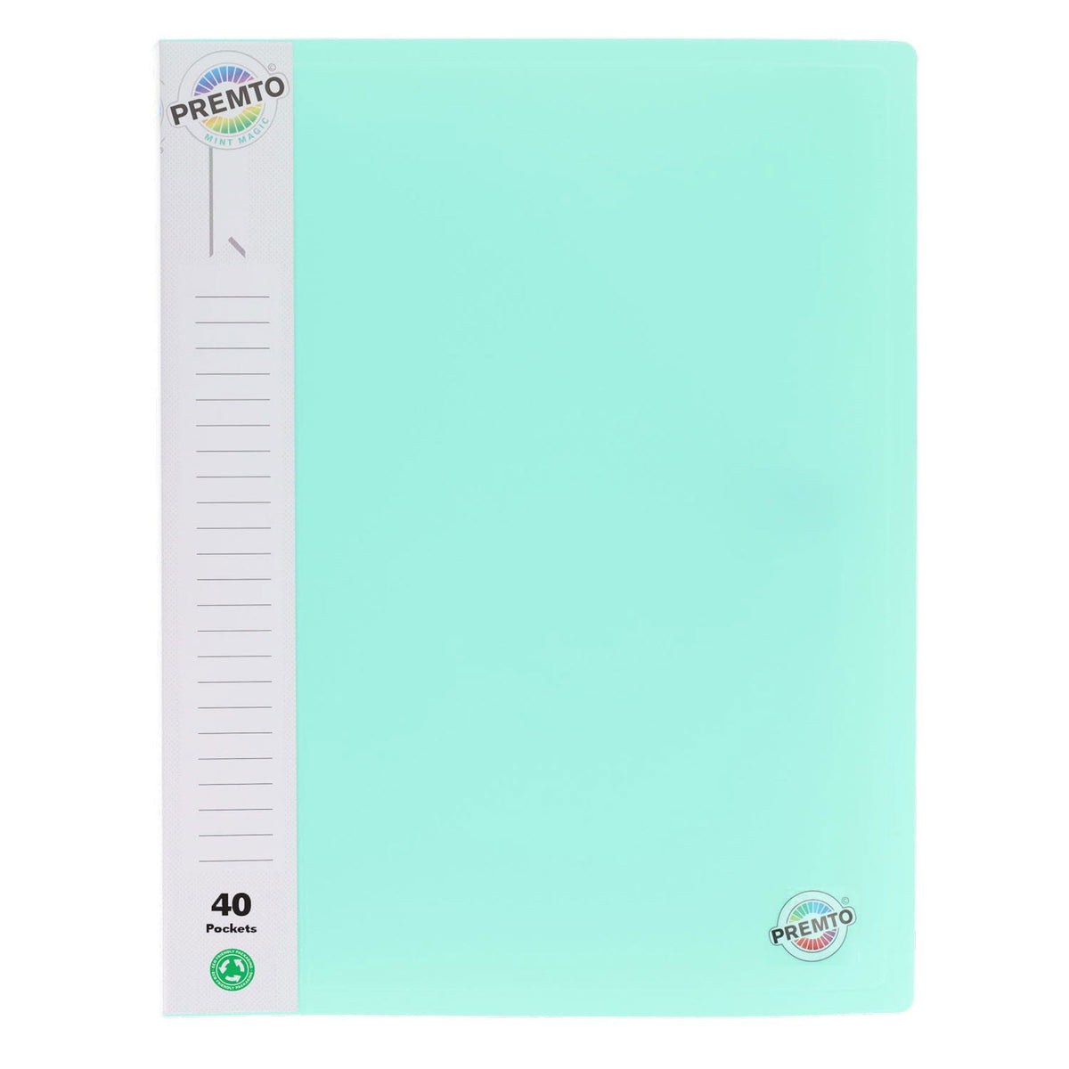 Premto A4 Pastel 40 Pocket Display Book Pack of 3 - ABC School Supplies