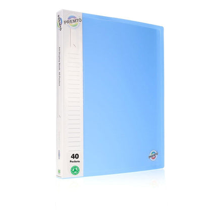 Premto A4 Pastel 40 Pocket Display Book Pack of 3 - ABC School Supplies