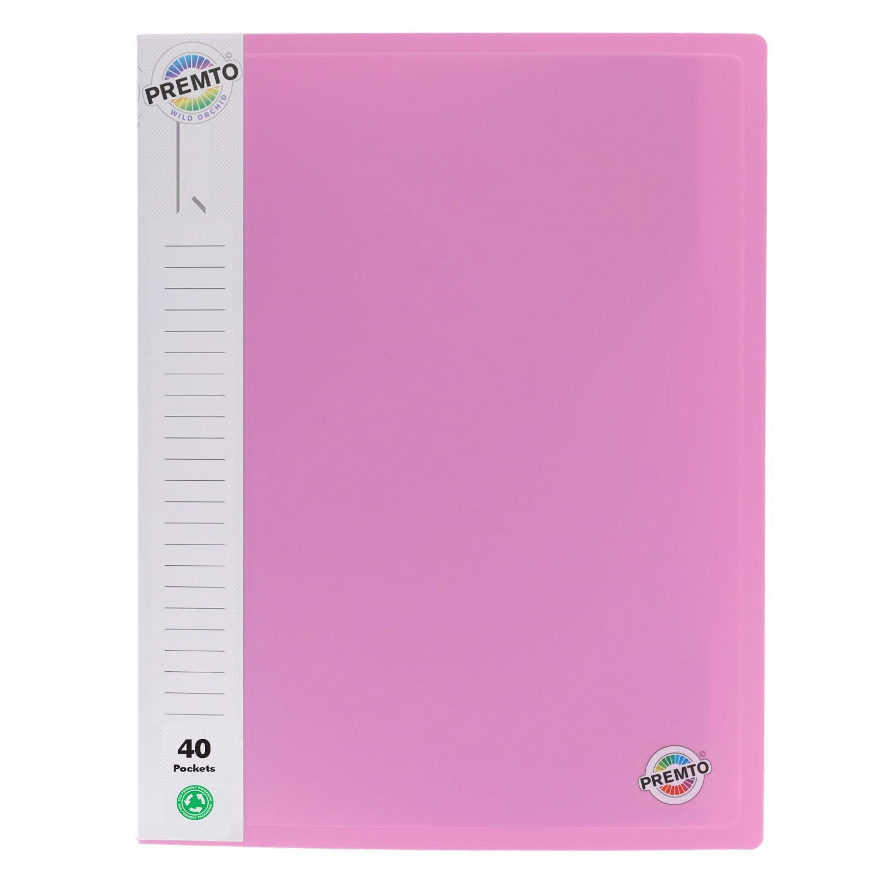 Premto A4 Pastel 40 Pocket Display Book Pack of 3 - ABC School Supplies