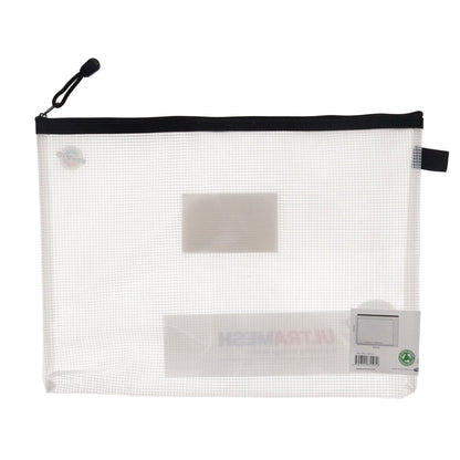 Premto A4+ Ultramesh Storage Wallet - Clear Pearl - ABC School Supplies