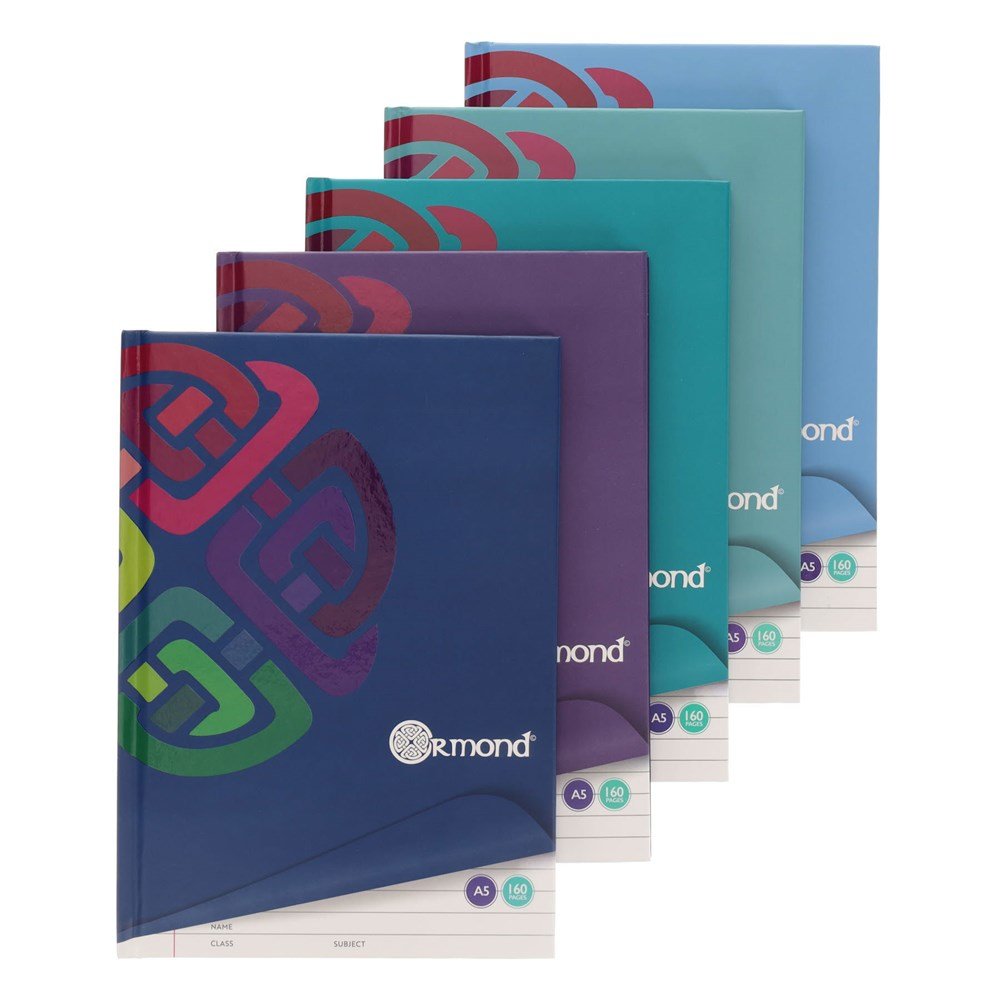 Premto A5 160 Page Hardcover Notebook - ABC School Supplies
