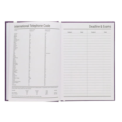 Premto A5 2026-2027 Page a Day Academic Diary - Bold Colours - ABC School Supplies