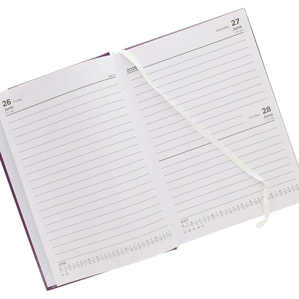 Premto A5 2026-2027 Page a Day Academic Diary - Bold Colours - ABC School Supplies