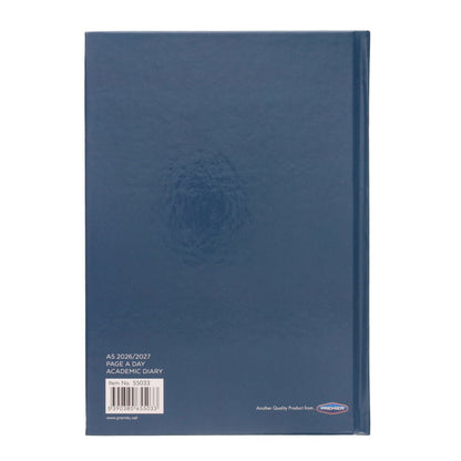 Premto A5 2026-2027 Page a Day Academic Diary - Bold Colours - ABC School Supplies