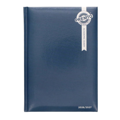 Premto A5 2026-2027 Page a Day Academic Diary - Bold Colours - ABC School Supplies