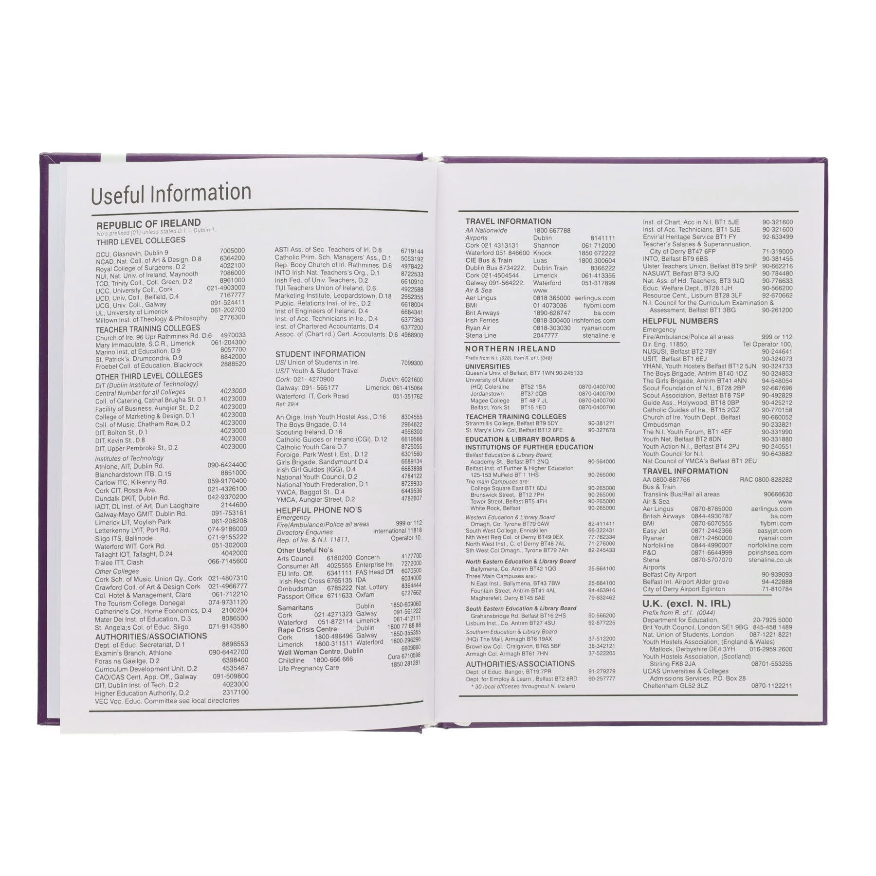 Premto A5 2026-2027 Page a Day Academic Diary - Pastel Colours - ABC School Supplies