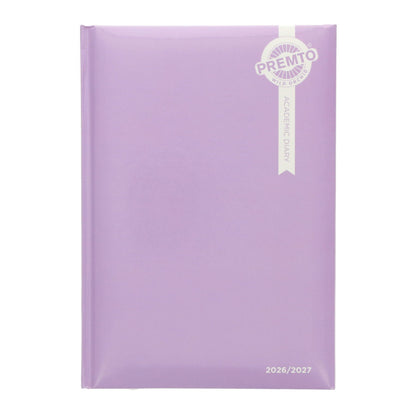 Premto A5 2026-2027 Page a Day Academic Diary - Pastel Colours - ABC School Supplies