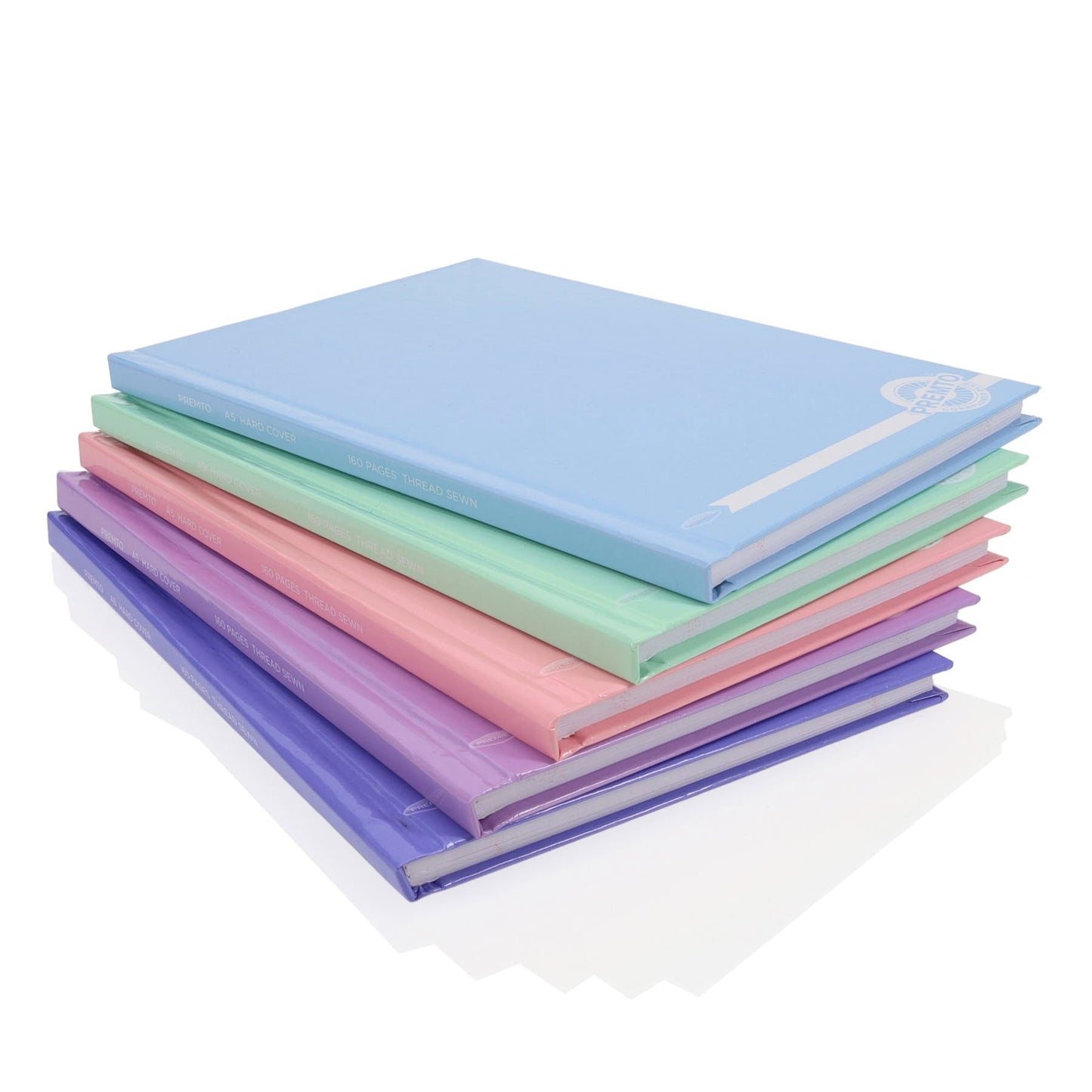 Premto A5 Pastel 160 Page Hardcover Notebook - ABC School Supplies