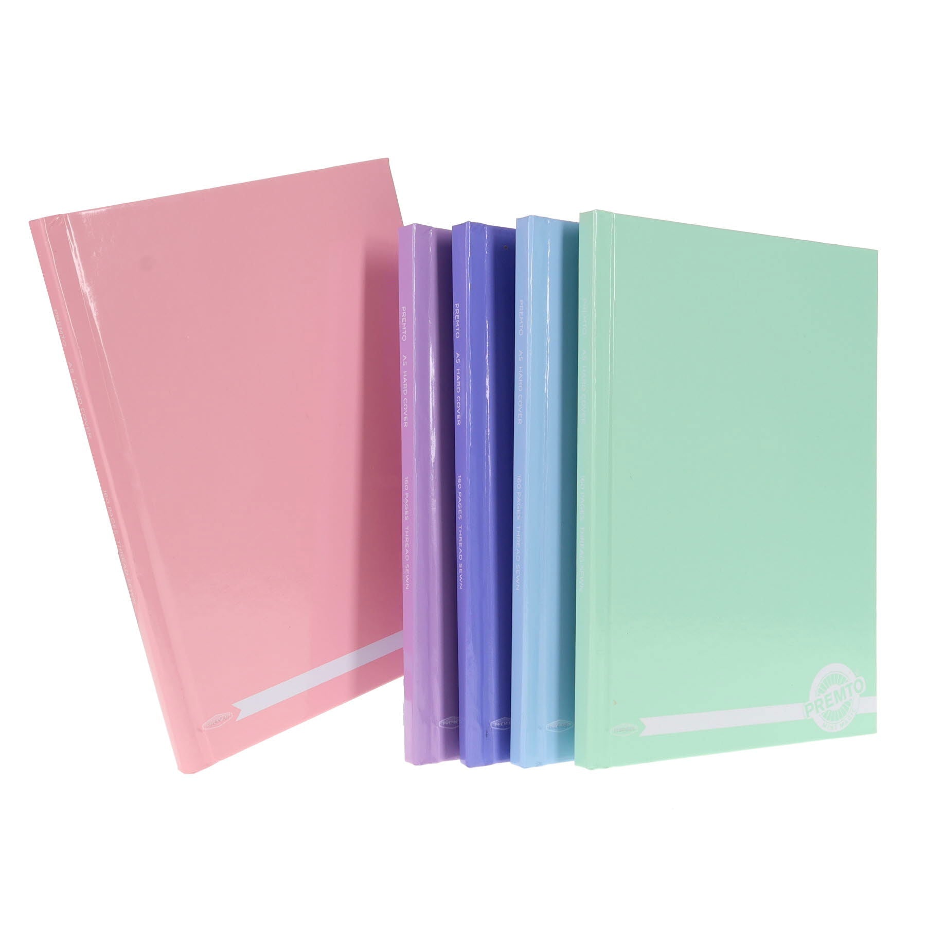 Premto A5 Pastel 160 Page Hardcover Notebook - ABC School Supplies