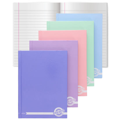 Premto A5 Pastel 160 Page Hardcover Notebook - ABC School Supplies