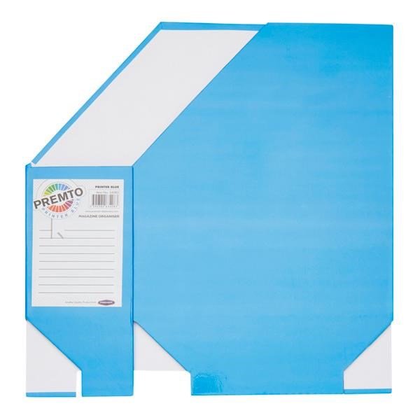 Premto Magazine Organiser - Printer Blue - ABC School Supplies