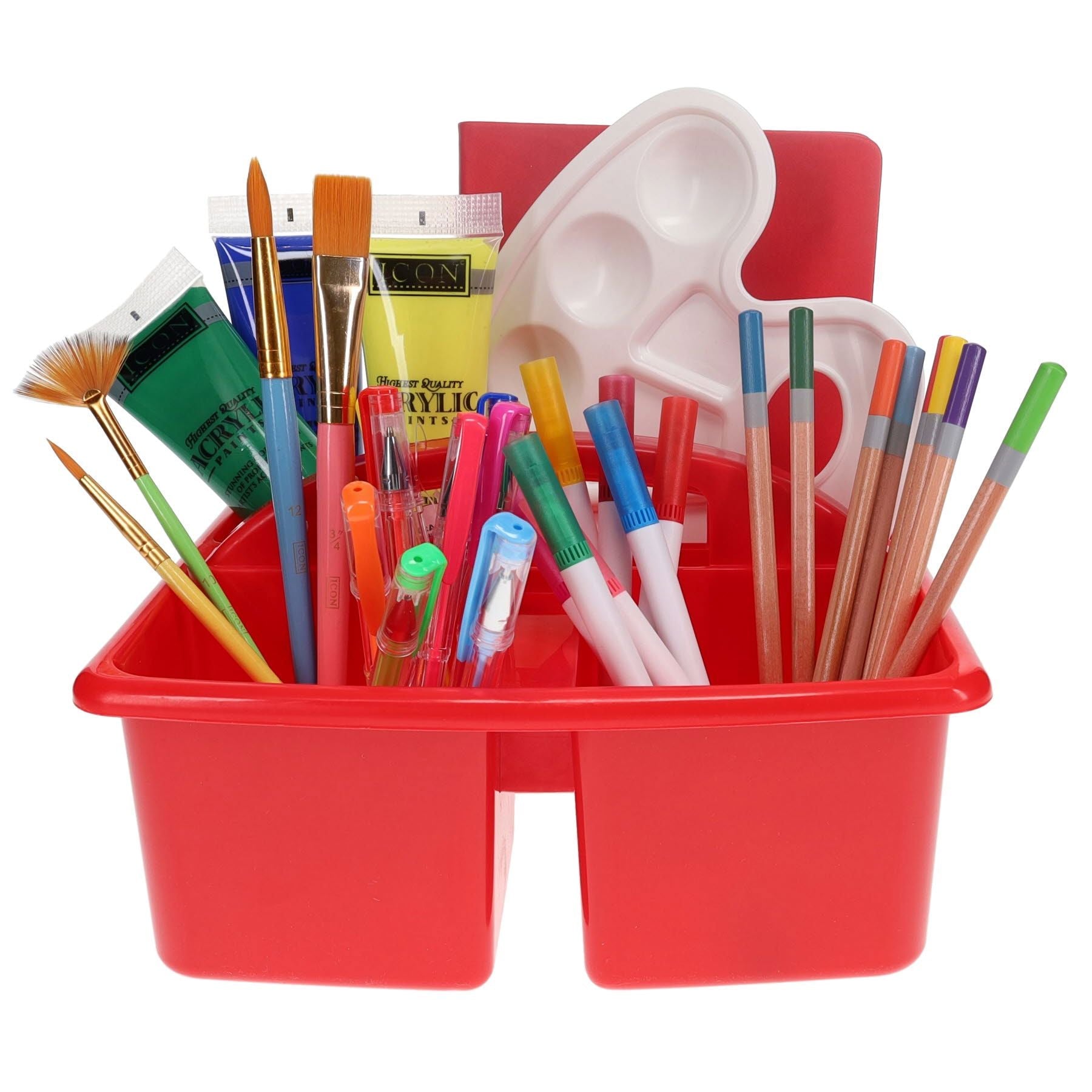 Premto Multifunctional Storage Caddy - Red - ABC School Supplies