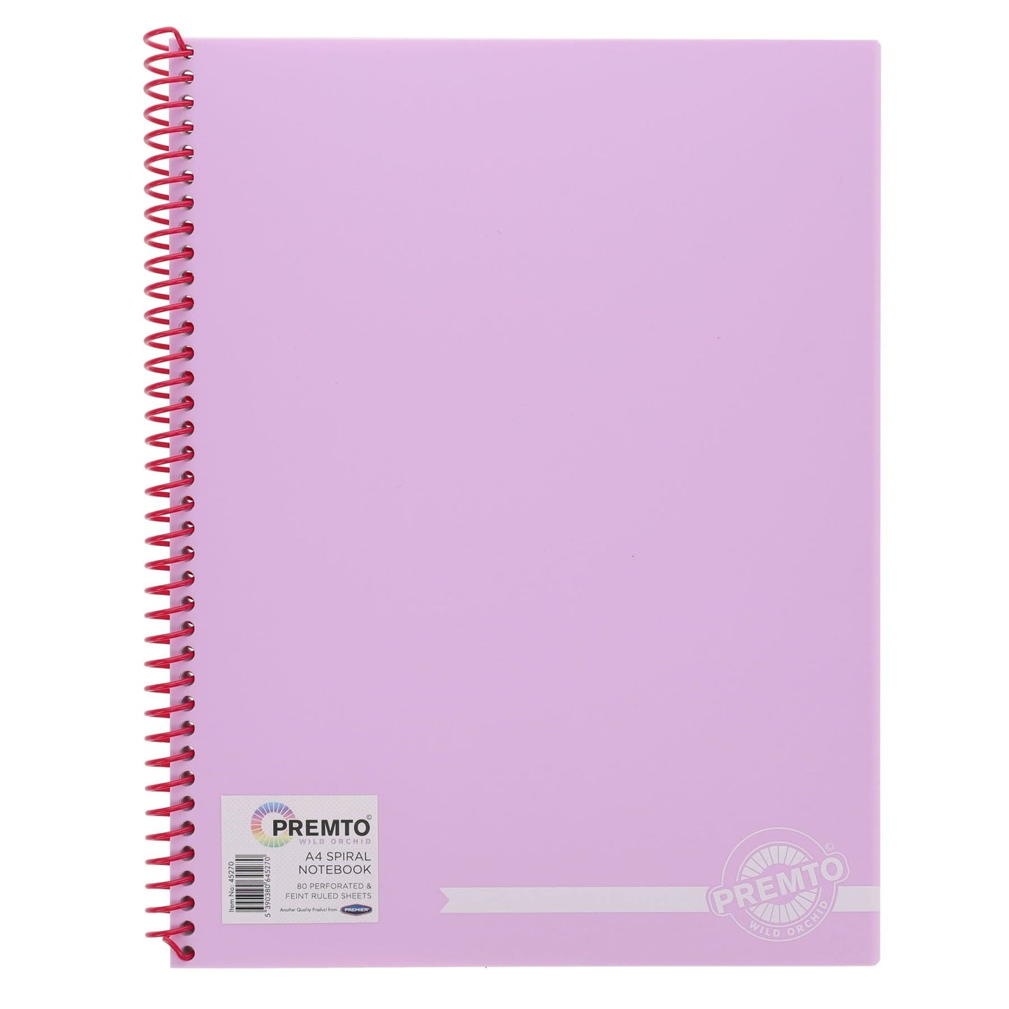 Premto Pastel A4 160Pg PP Spiral Notebook - ABC School Supplies