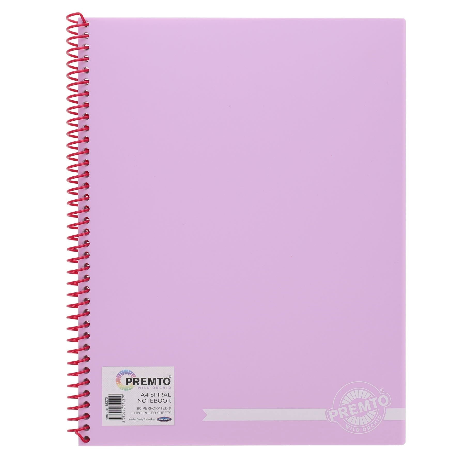 Premto Pastel A4 160Pg PP Spiral Notebook - ABC School Supplies