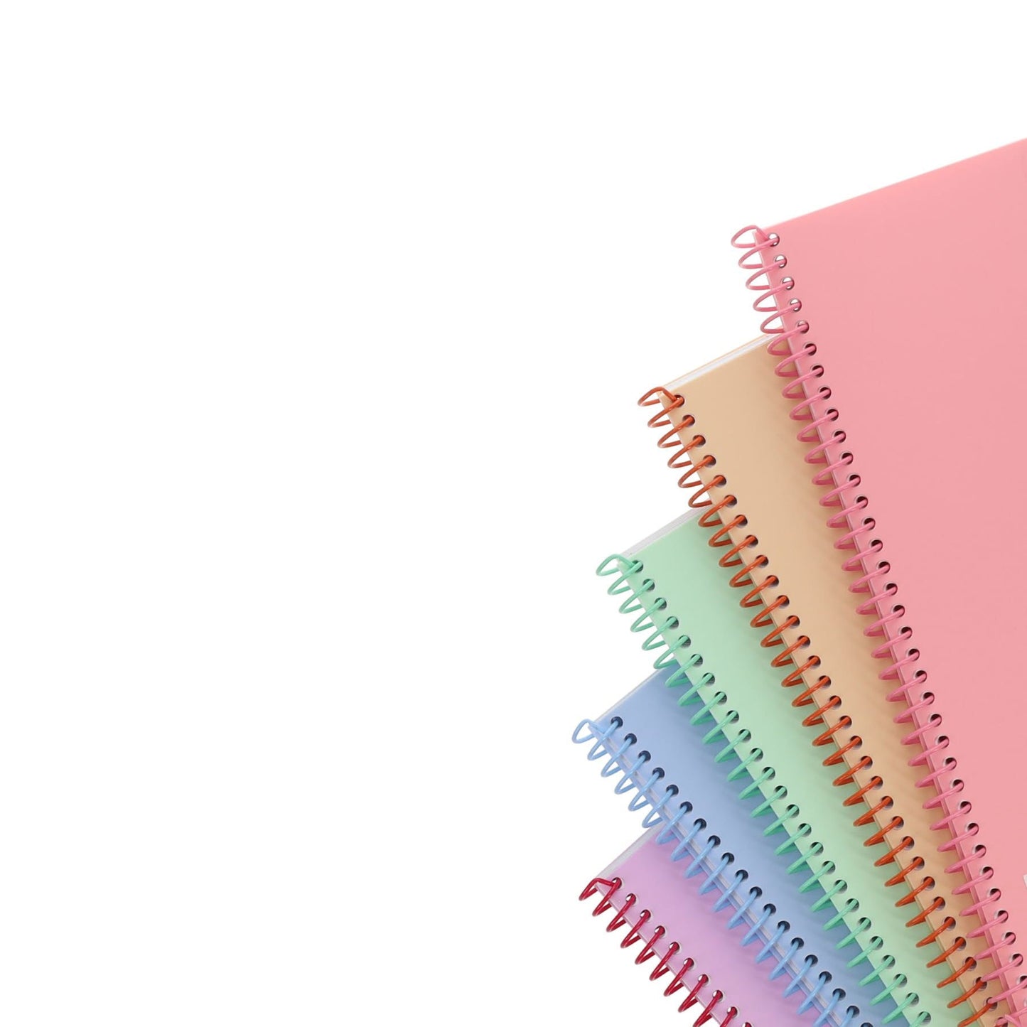 Premto Pastel A4 160Pg PP Spiral Notebook - ABC School Supplies