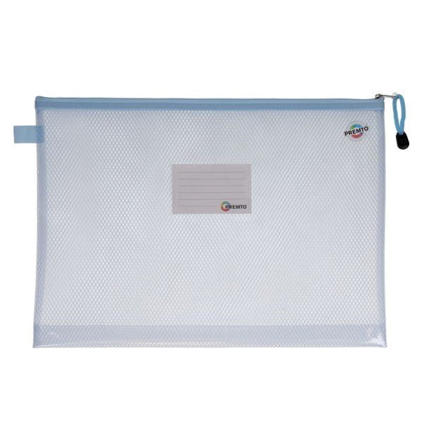 Premto Pastel B4+ Ultramesh Expanding Wallet Cdu - Cornflower Blue - ABC School Supplies