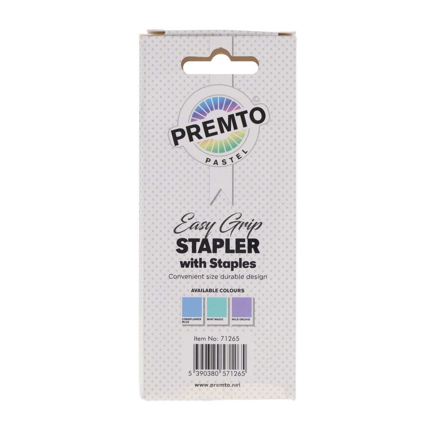Premto Pastel Easy Grip Stapler & 26/6 Staples - ABC School Supplies
