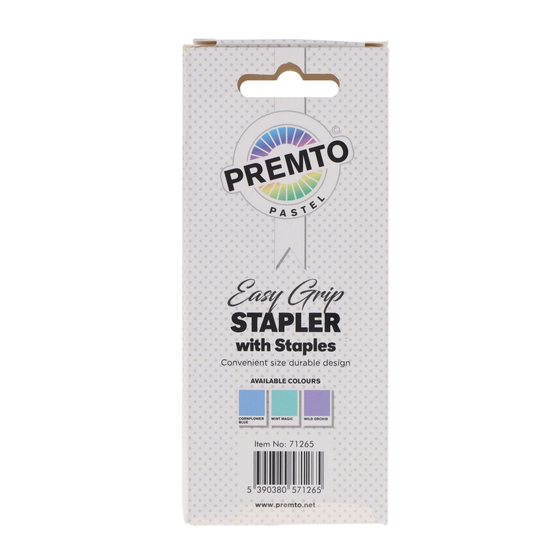Premto Pastel Easy Grip Stapler & 26/6 Staples - ABC School Supplies