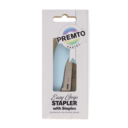 Premto Pastel Easy Grip Stapler & 26/6 Staples - ABC School Supplies