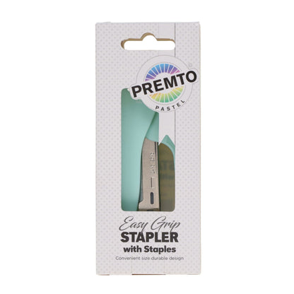 Premto Pastel Easy Grip Stapler & 26/6 Staples - ABC School Supplies