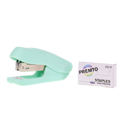 Premto Pastel Easy Grip Stapler & 26/6 Staples - ABC School Supplies