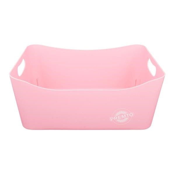 **Premto Pastel Large Storage Basket - Pink Sherbet - ABC School Supplies