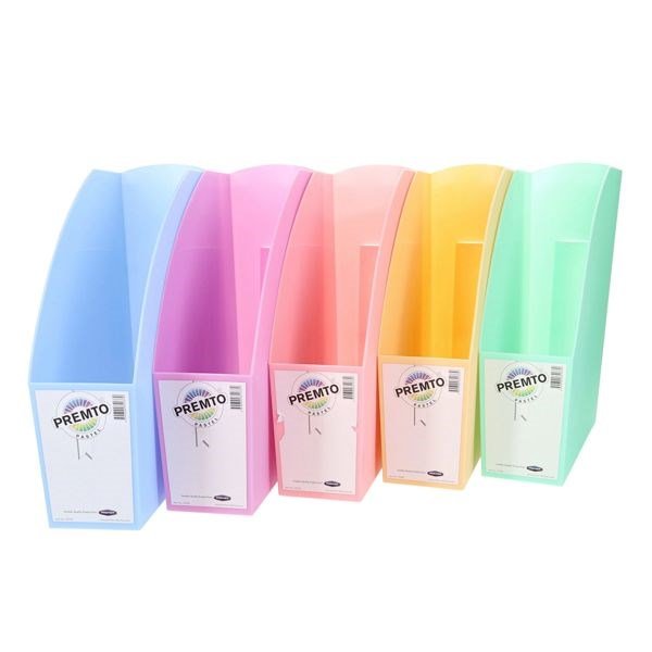 Premto Pastel Magazine Organiser Pastel Pack Of 5 - ABC School Supplies