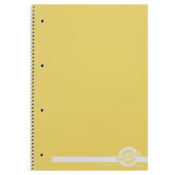 Premto Pastel Pack Of 5 A4 160Pg Spiral Notebooks - ABC School Supplies