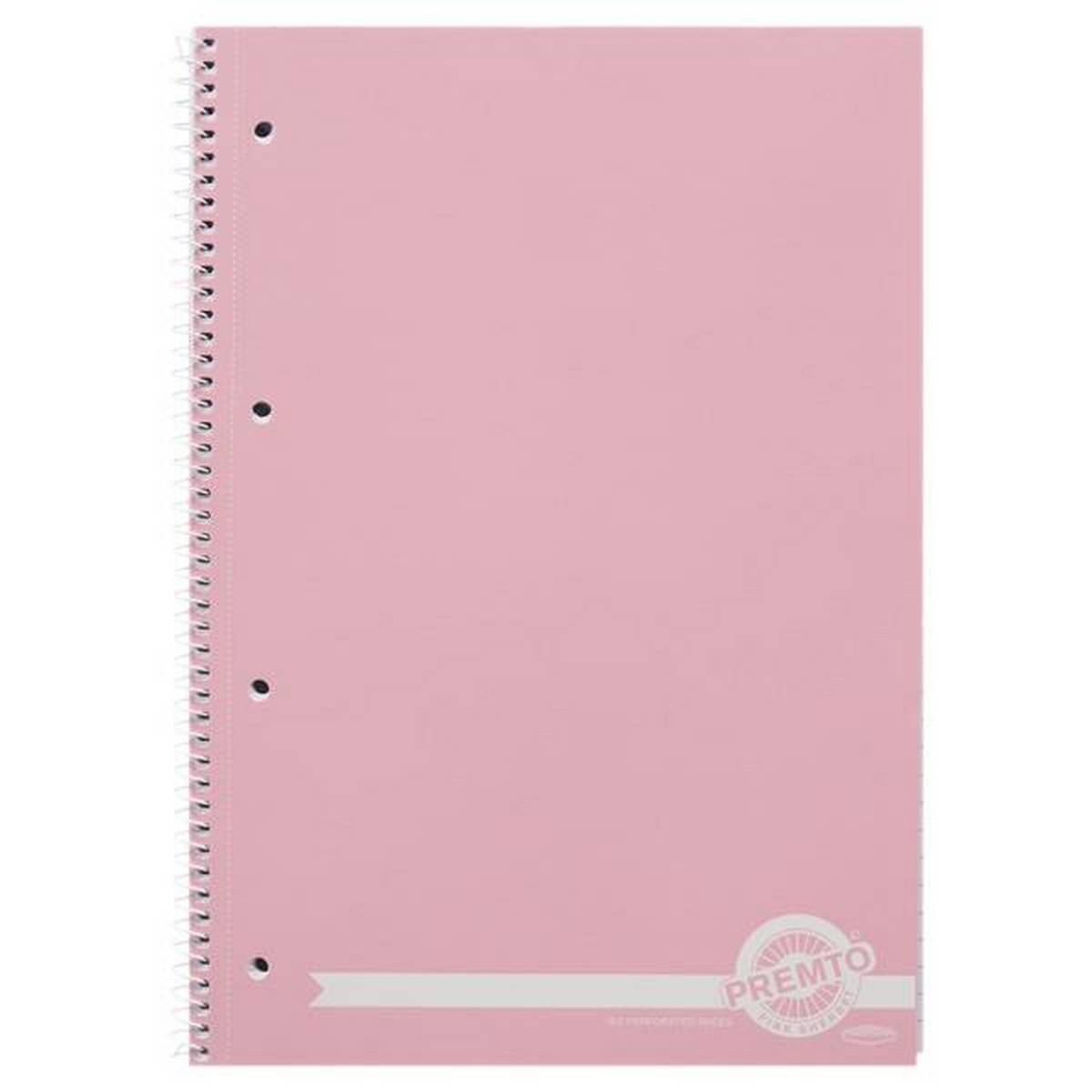 Premto Pastel Pack Of 5 A4 160Pg Spiral Notebooks - ABC School Supplies